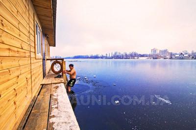 Спортивно-оздоровительный комплекс «Боксер» - бани на воде відгуки, лазня/сауна Киев Днепровский район Гидропарк, 800 метров от Венецианского моста, фото, адреса з картою проїзду.