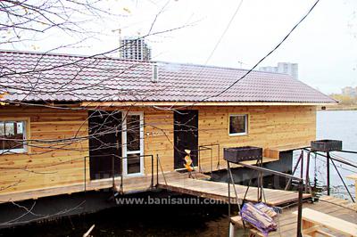 Спортивно-оздоровительный комплекс «Боксер» - бани на воде відгуки, лазня/сауна Киев Днепровский район Гидропарк, 800 метров от Венецианского моста, фото, адреса з картою проїзду.