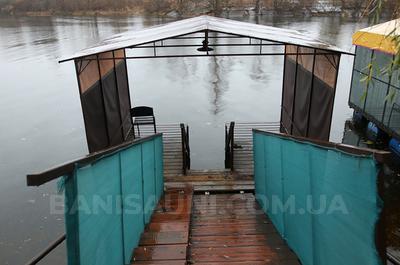 Сауна, лазня Баня на дровах «Лагуна» у воды, Киев відгуки, фото, адреса - banisauni.com.ua Баня на дровах «Лагуна» у воды відгуки, лазня/сауна Киев Оболонский район Улица Приречная, 32, фото, адреса з картою проїзду.