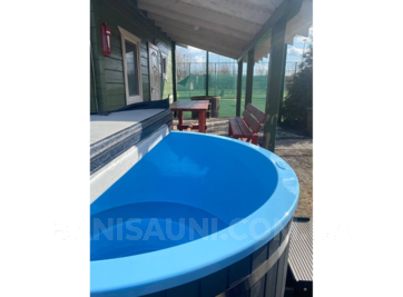 Сауна, лазня Лазня на дровах з ополонкою AVENTURIER (Броварський район, с. Рожни), Рожни відгуки, фото, адреса - banisauni.com.ua Лазня на дровах з ополонкою AVENTURIER (Броварський район, с. Рожни) відгуки, лазня/сауна Рожни  район Київська область, Броварський район, с. Рожни, вул. Пухівська 1 , фото, адреса з картою проїзду.